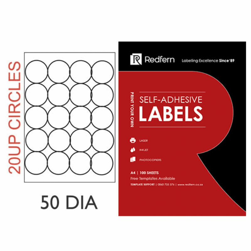 20Up Laser 50Mm Circle (Redfern) (#9378)