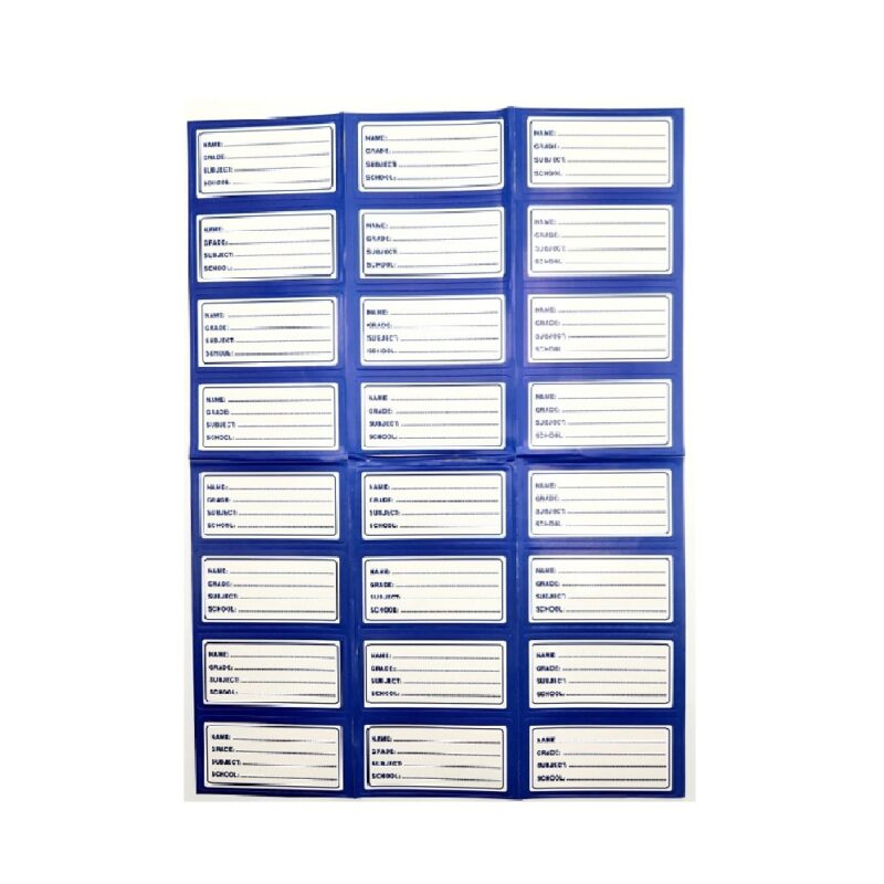 C-Thru Blue Border Labels (24’S)