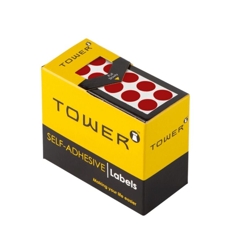 Tower C10 Colour Code Labels Red