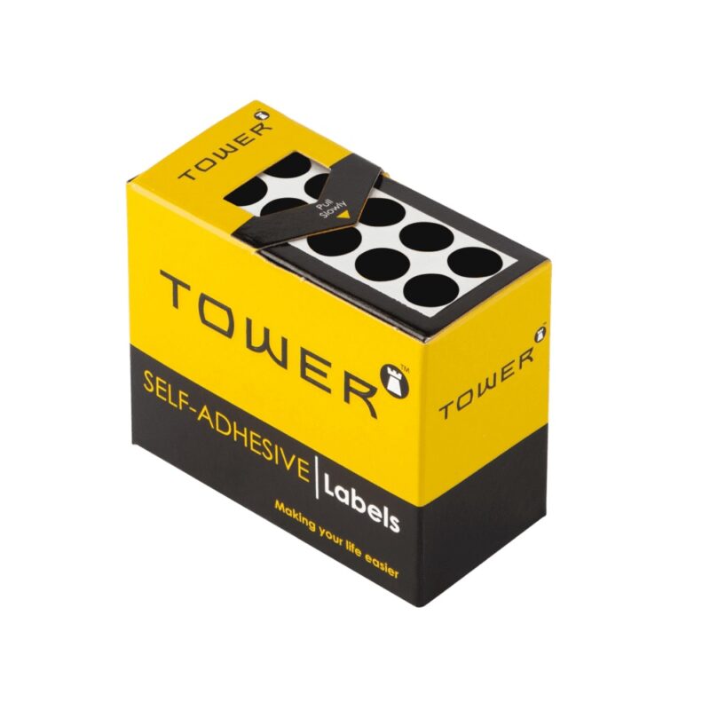 Tower C10 Colour Code Labels Black