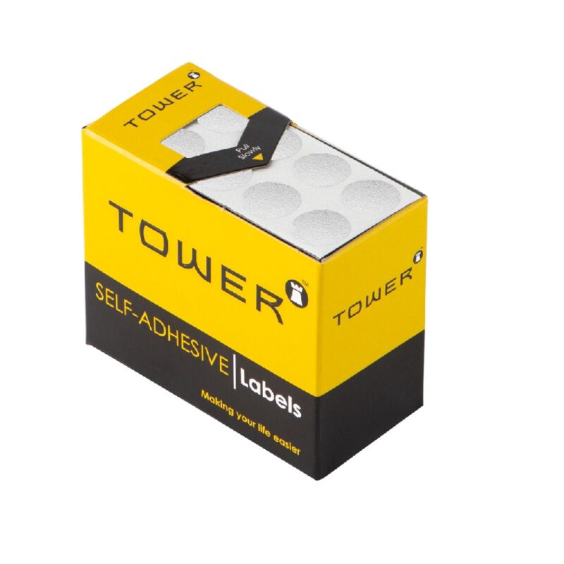Tower C13 Colour Code Labels Silver