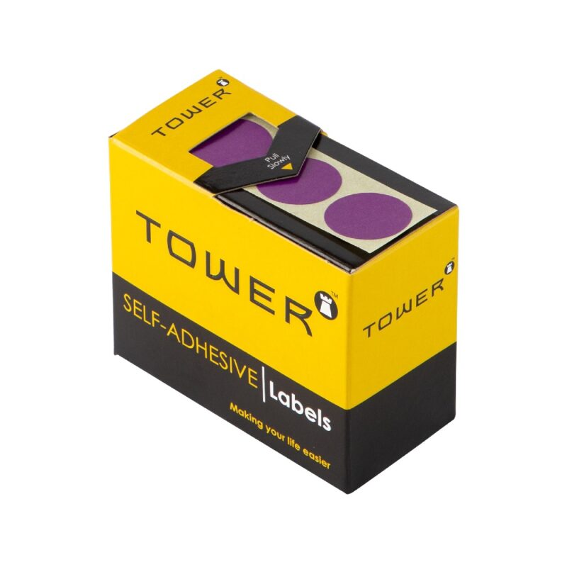 Tower C19 Colour Code Labels Purple