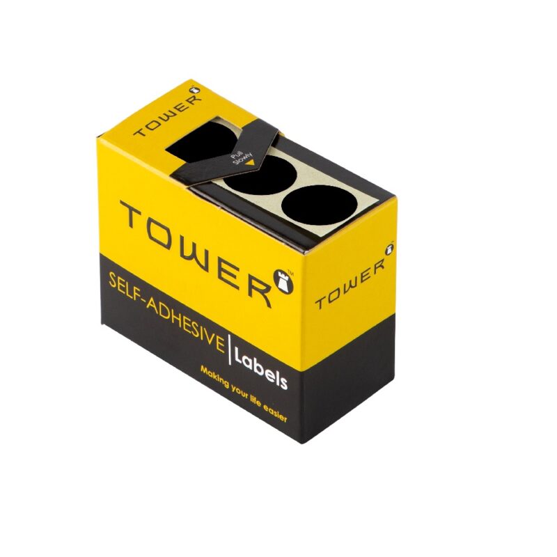 Tower C19 Colour Code Labels Black