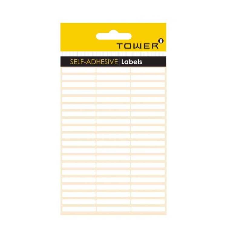 Tower White Sheet Labels – S535