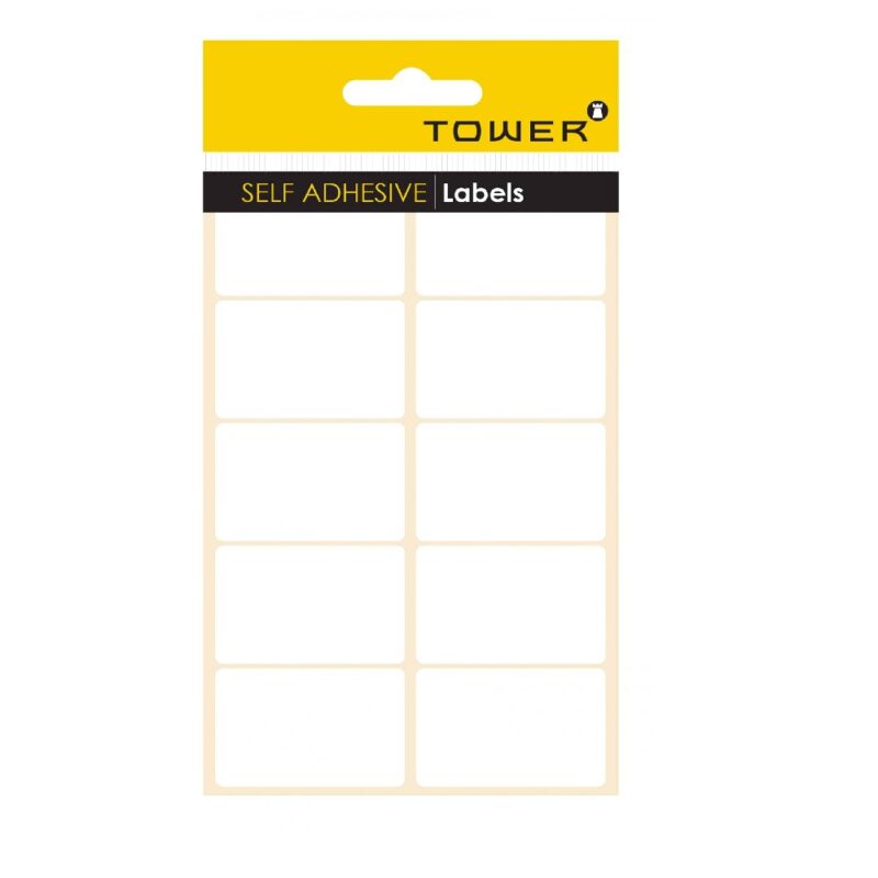 Tower White Sheet Labels – S3250 (32x50mm)
