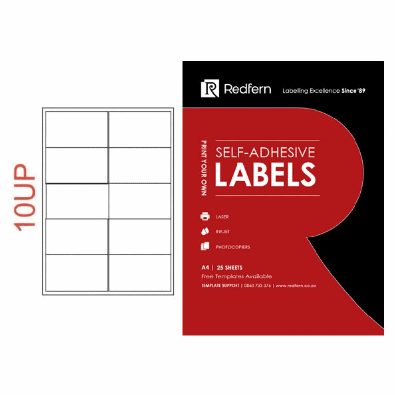 10Up B/Cards 90 X 50.8 (25)