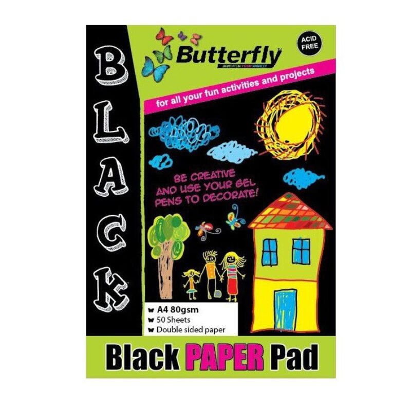 A4  Project Board Pad Black (20)