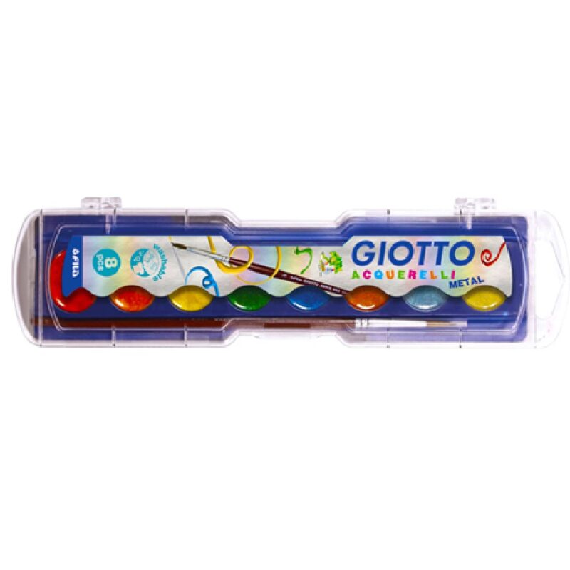 Box 8 Giotto Metallic Watercolors