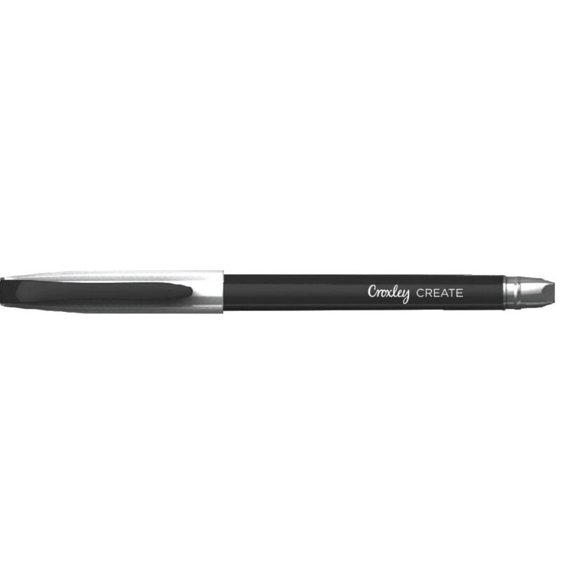 CROXLEY Create Oil Gel Pen Black Oil Gel Black 0.7mm
