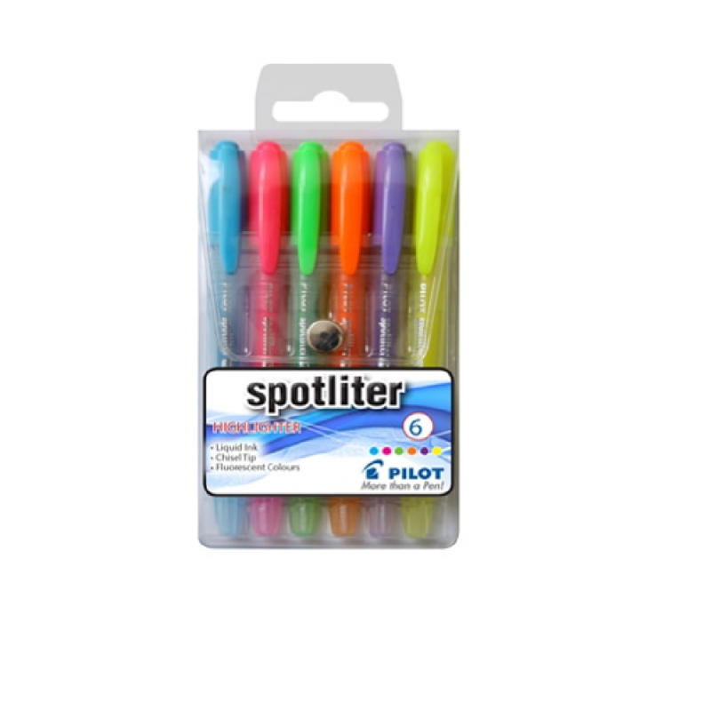 Pilot Spotliter Wallet of 6