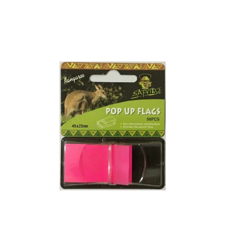 Pop Up Flags 45×25 (50) Pink *Dafrique*