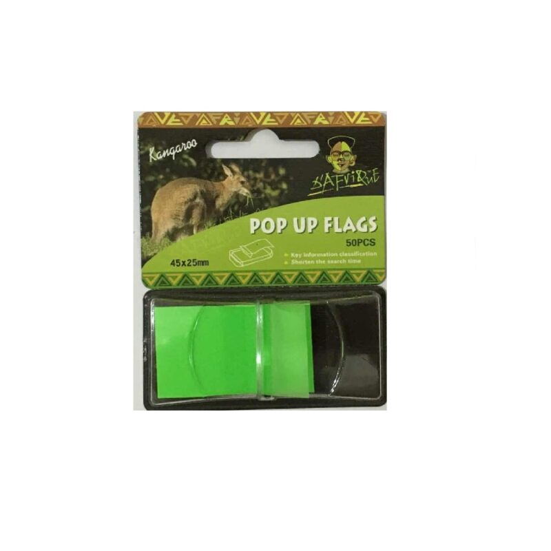 Pop Up Flags 45×25 (50) Green *Dafrique*