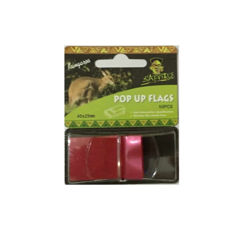 Pop Up Flags 45×25 (50) Red *Dafrique*