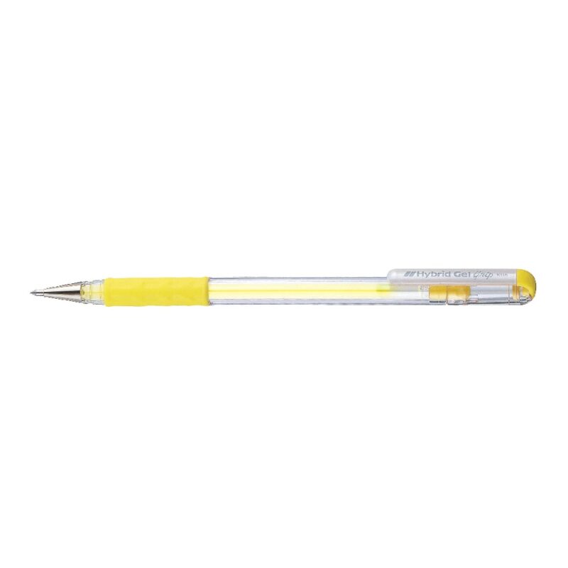 Pentel K118 0.8mm Roller Pen YELLOW