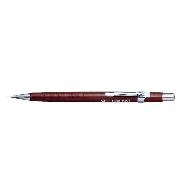 Pentel P203 0.3 Automatic Pencil 4mm Sleeve BROWN
