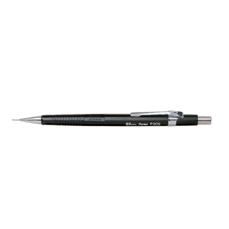 Pentel P205 0.5 Automatic Pencil 4mm Sleeve BLK