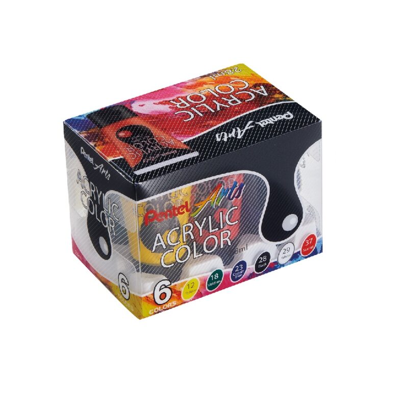Pentel Acrylic Color 28ml (6) Paint