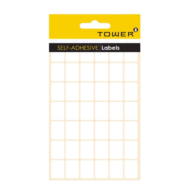 Tower White Sheet Labels – S1622 (16x22mm)