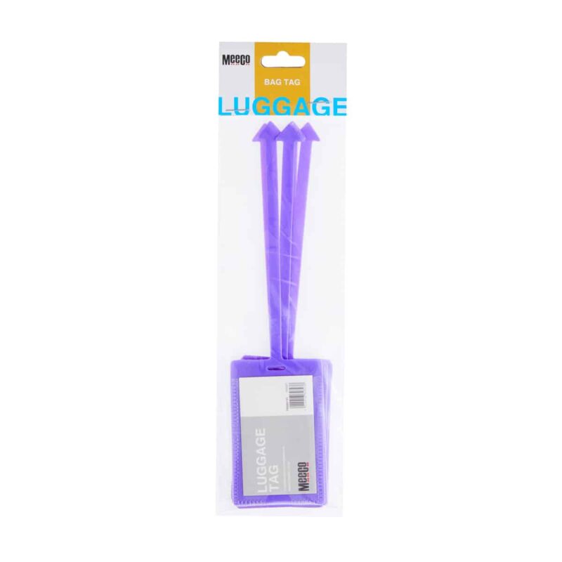 Luggage Tag Violet (1) Per Each Tag