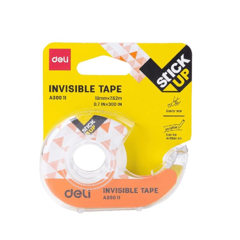 Deli Invisble Tape 18×7.62 + Dispenser