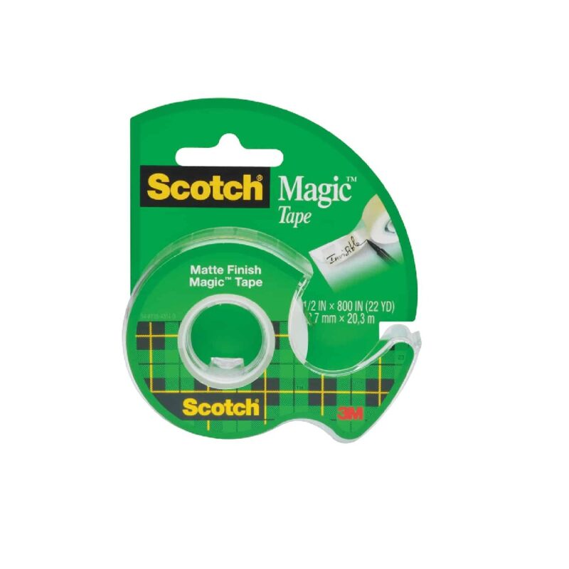 Scotch Magic Tape 119 Invisible Tape 12.5mm x 11.4m