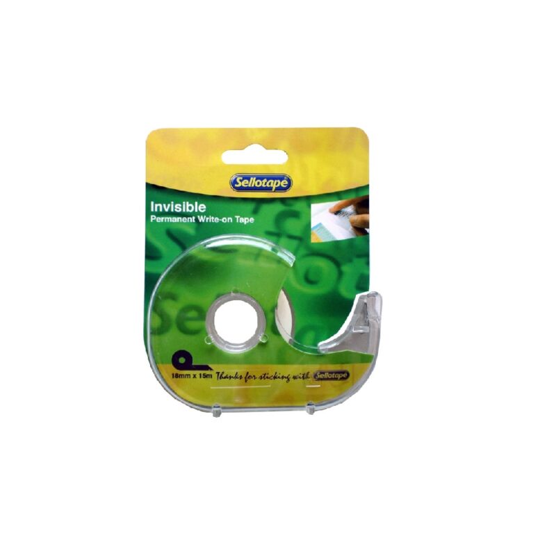 SELLOTAPE Invisi Tape + Dispenser 18mmx15m