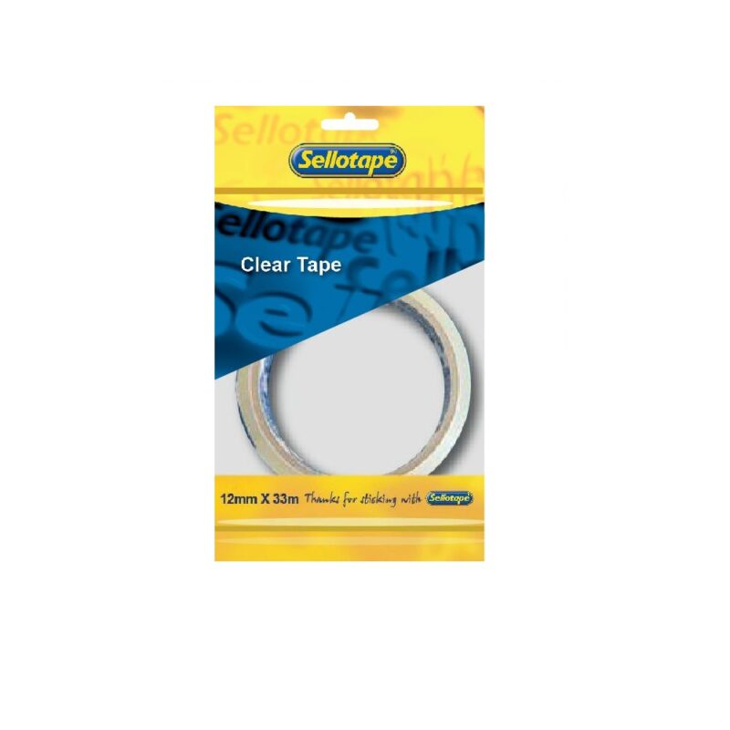 SELLOTAPE Clear 18mm x 50mt Flow  Each
