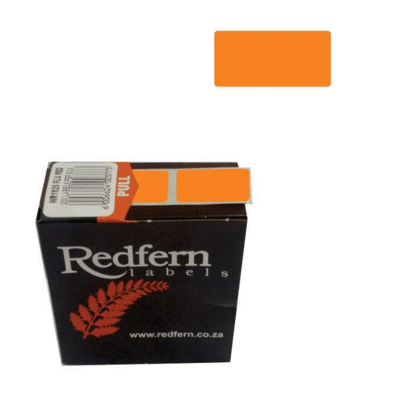 19 X 25 Colour Code Orange