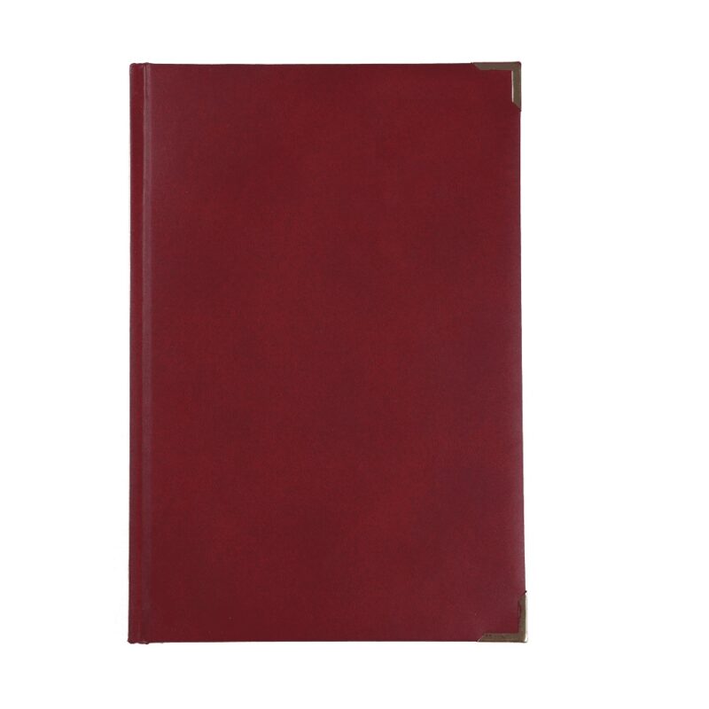 A4 Diary Week 2 View¬†Executive NS 2026 Burgandy