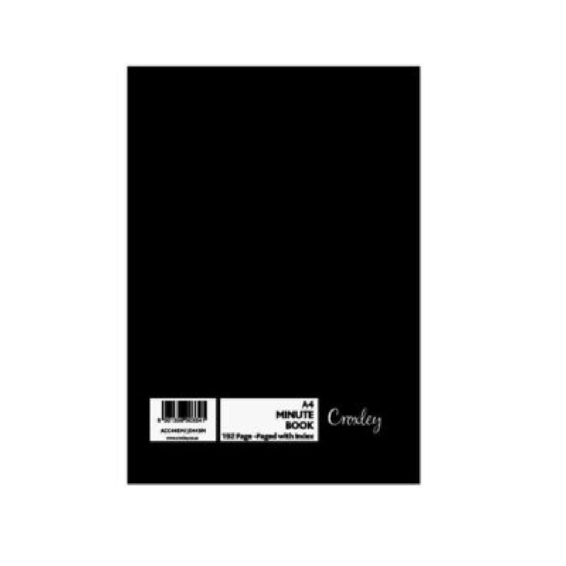 JD445 Account Book A4 Qtr Bound 192pg Minute Each