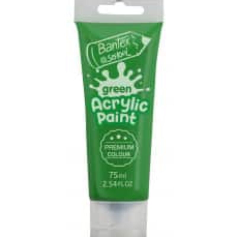 Bantex 75ml Acrylic Paint Green