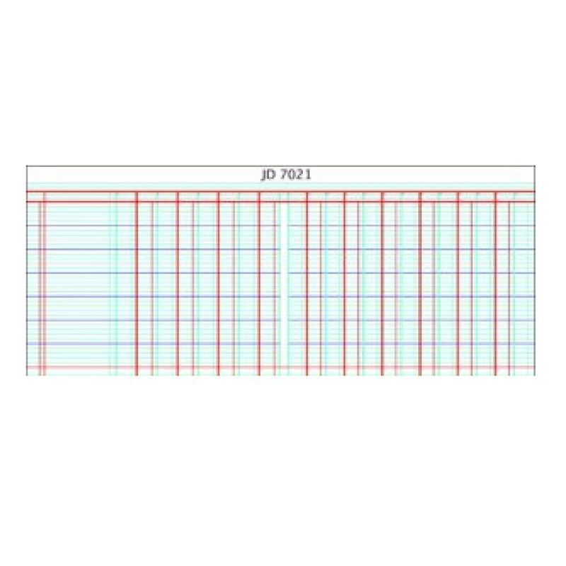 JD7021 Analysis Series 7 Oblong 144Pg 21 Column on 2Pg Cash Each