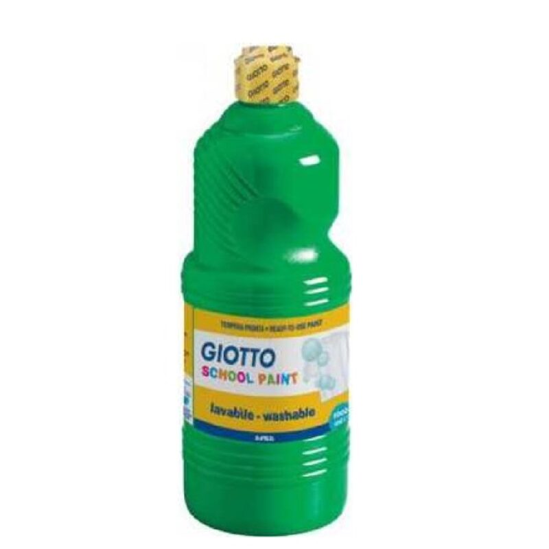 Giotto School Paint 1000Ml Green