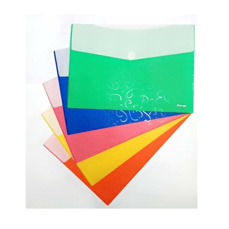 Benge A4 D/lyr Carry Folder Ornge