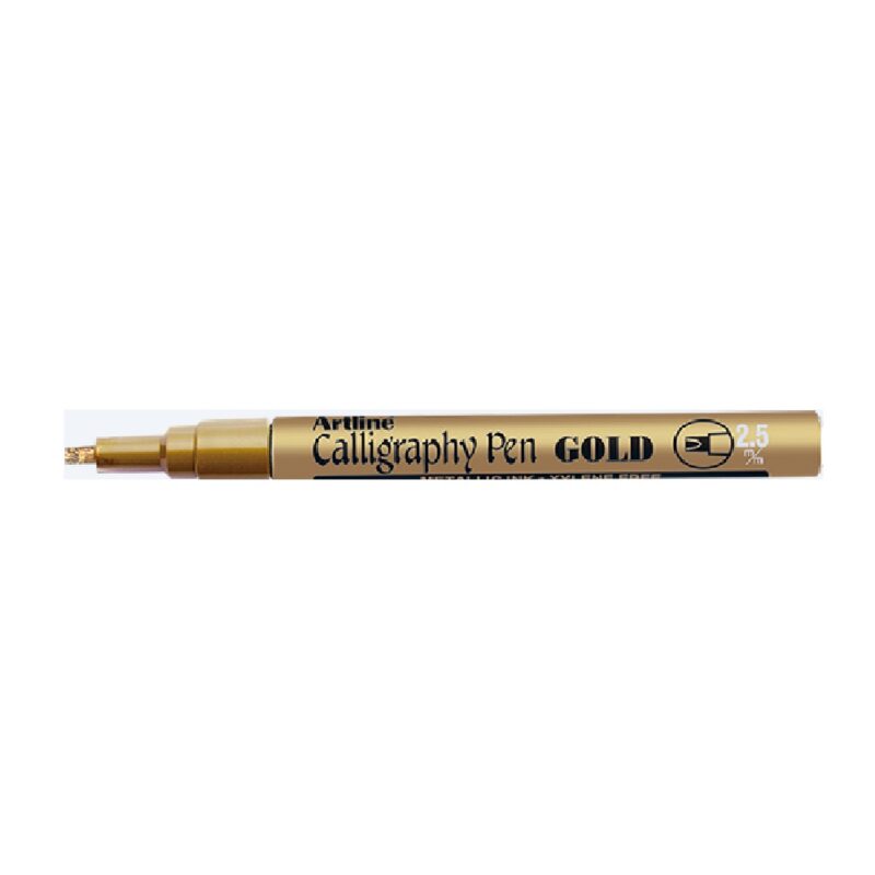 Ek993Xf Gold Calligraphy Marker Chisel