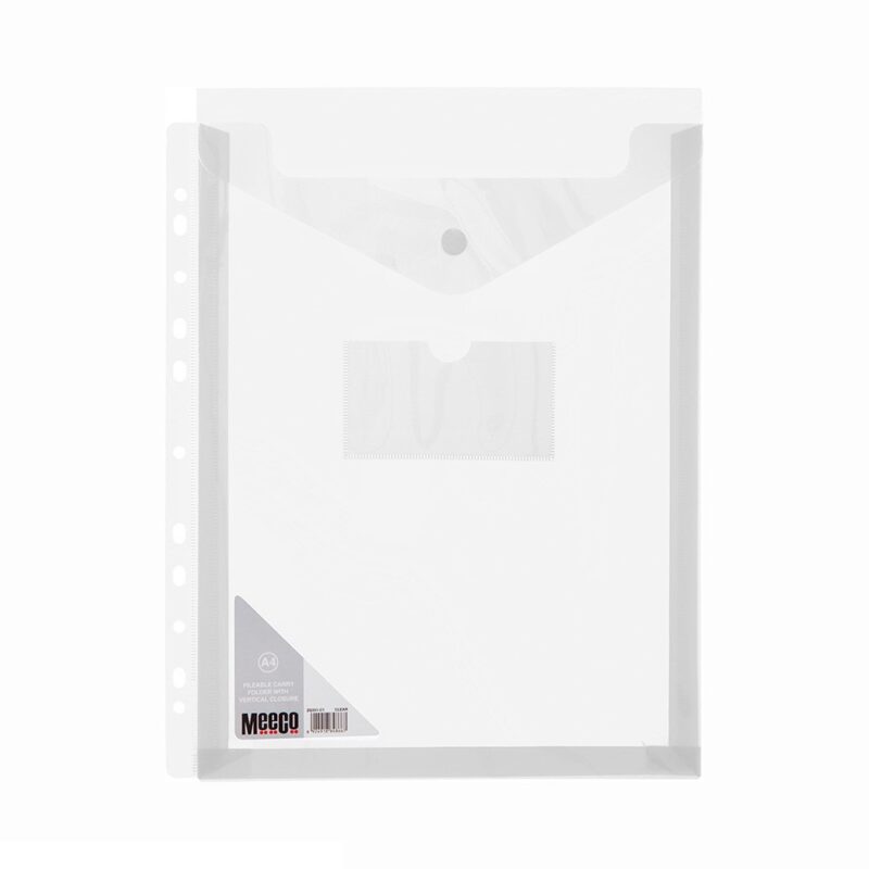 Vertical Fileable Carry Folder Clear