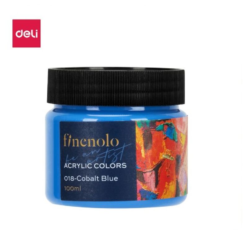 Deli Acrylic Paint  100Ml Cobalt Blue