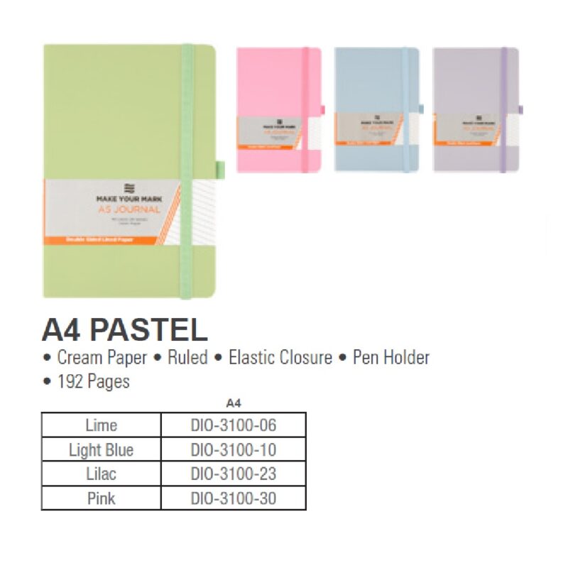 Donau A4 Journal 3100-06 Pst Lime