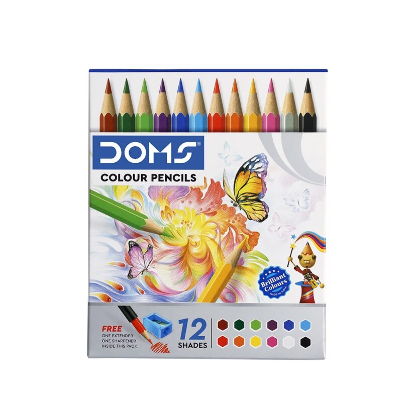 Doms Pencil Colors 12S+Sh 3443 Short