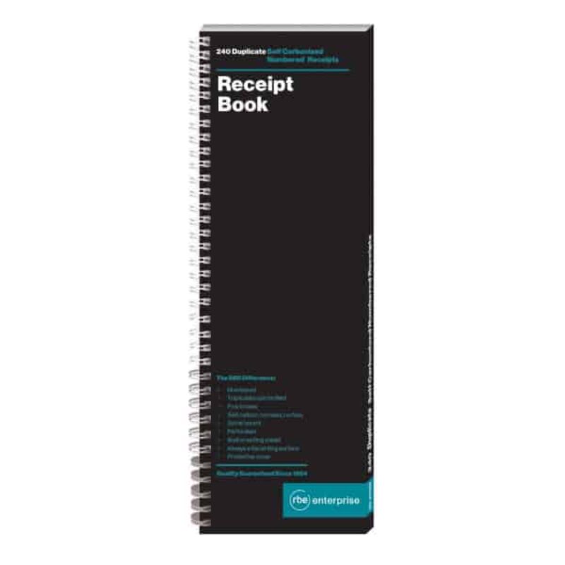 Rbe 5tv Dup Receipt Sc Book F0201