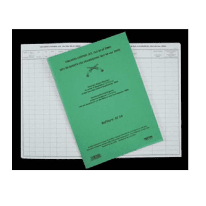 FIREARM REPAIR REGISTER