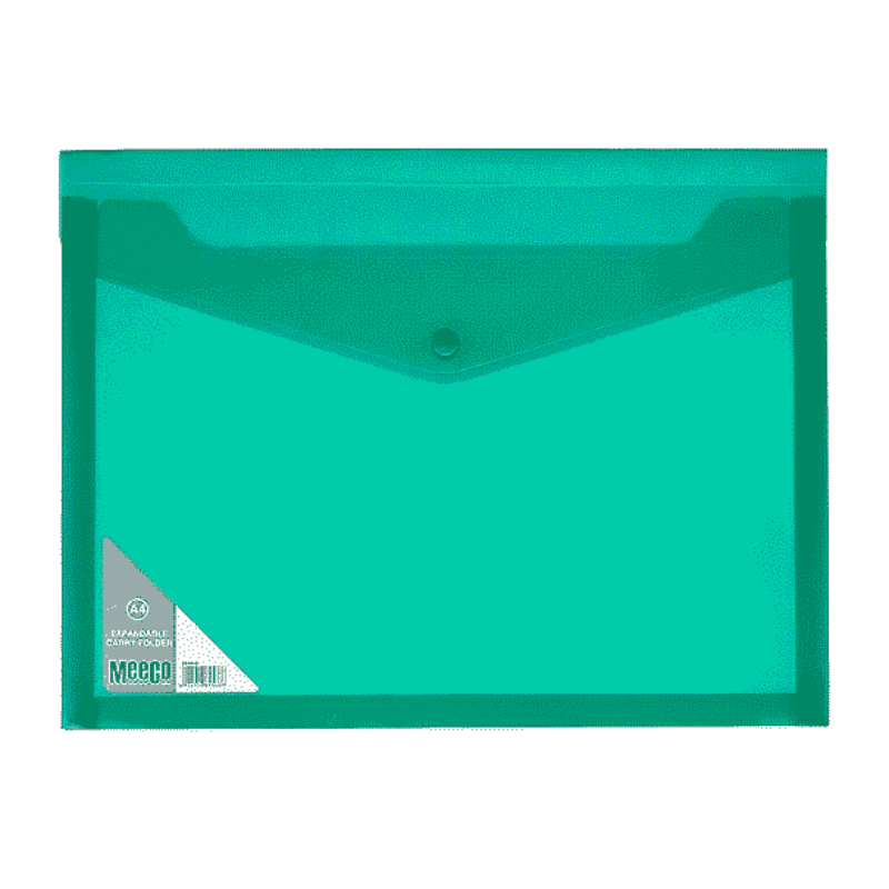 Meeco Expandable Carry Folder Green