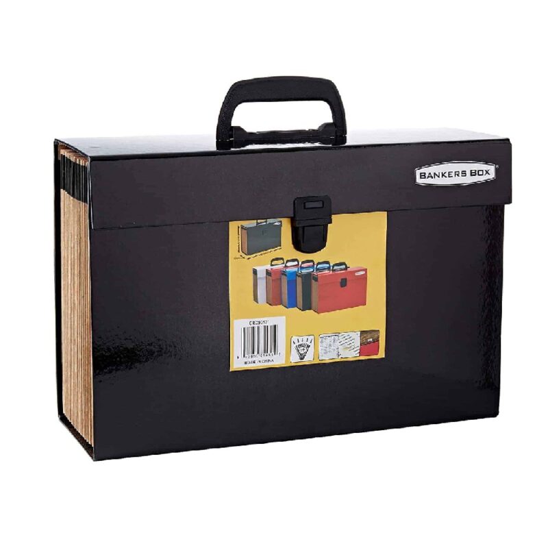 Handifile Expanding Organiser Black