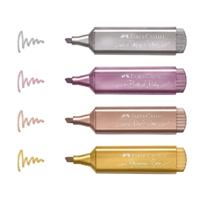 Faber Castell Metalic 46 Highlighter Set(4)