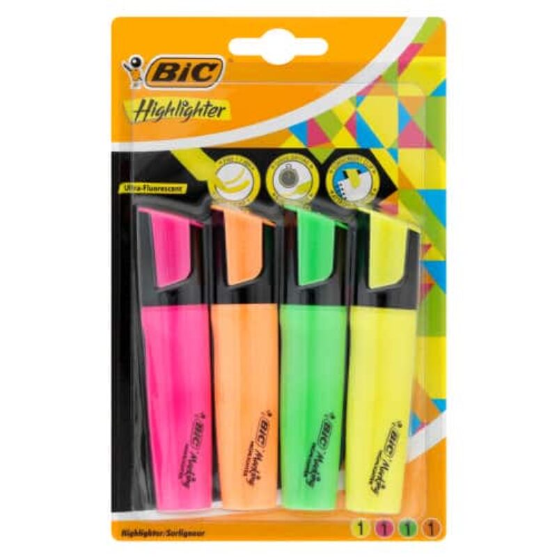 Highlighter Grip Pastel (4) Assorted