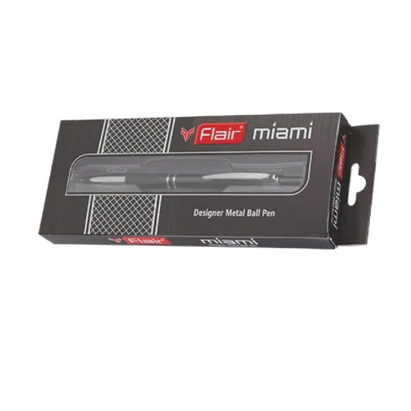 Flair Ballpen Miami Silver 0.7
