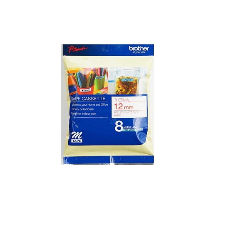 Mk232 Red On White 12mm Brother