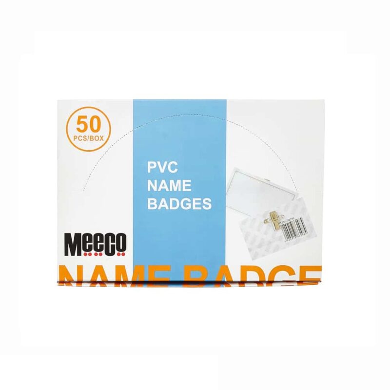 Meeco Name Badges Pvc 50pcs