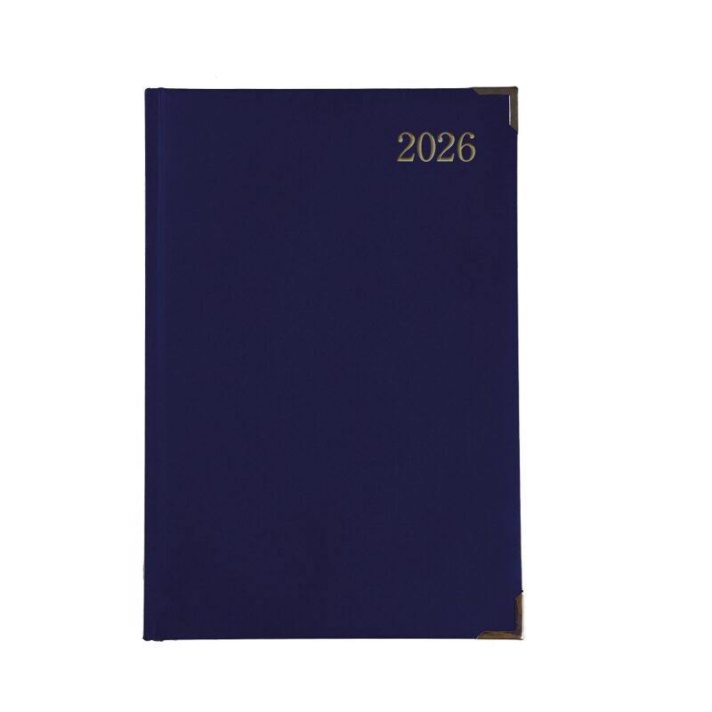 A4 Diary Page A Day Executive 2026 Navy