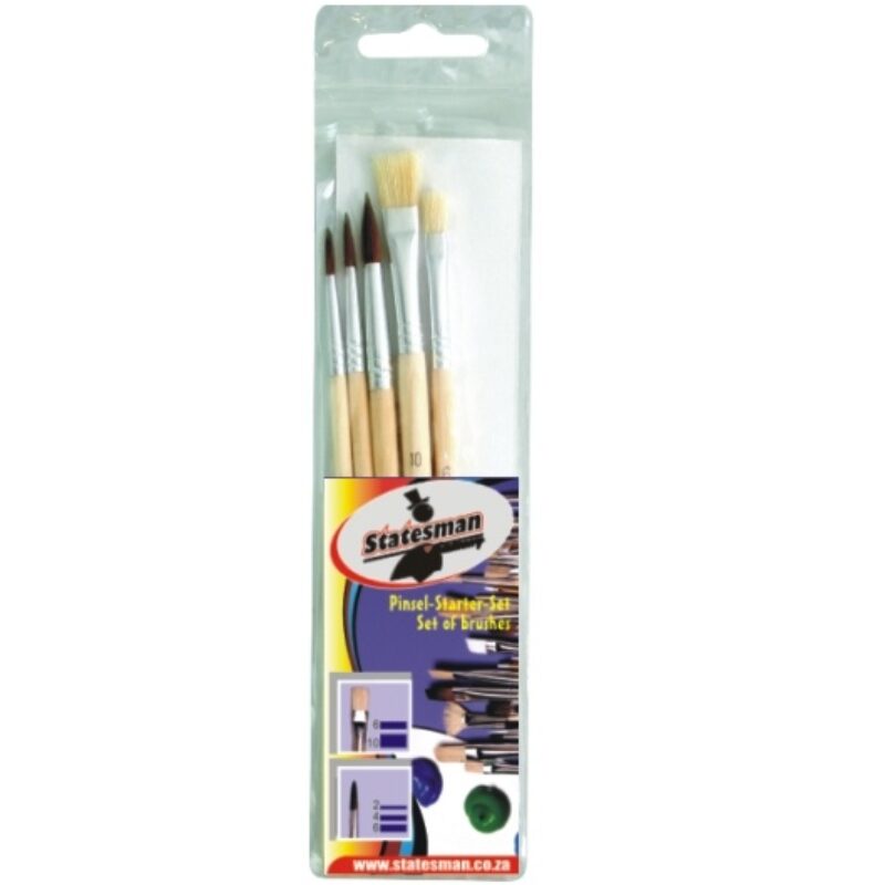 Statesman Pinsel-starter Brush Set (5)